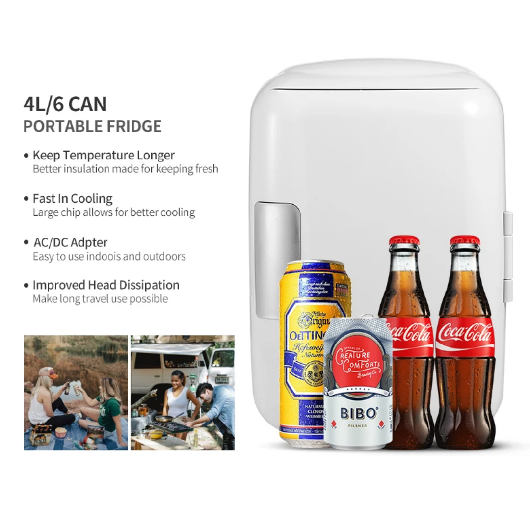 Mini réfrigérateur  portable 12 V 4 L
