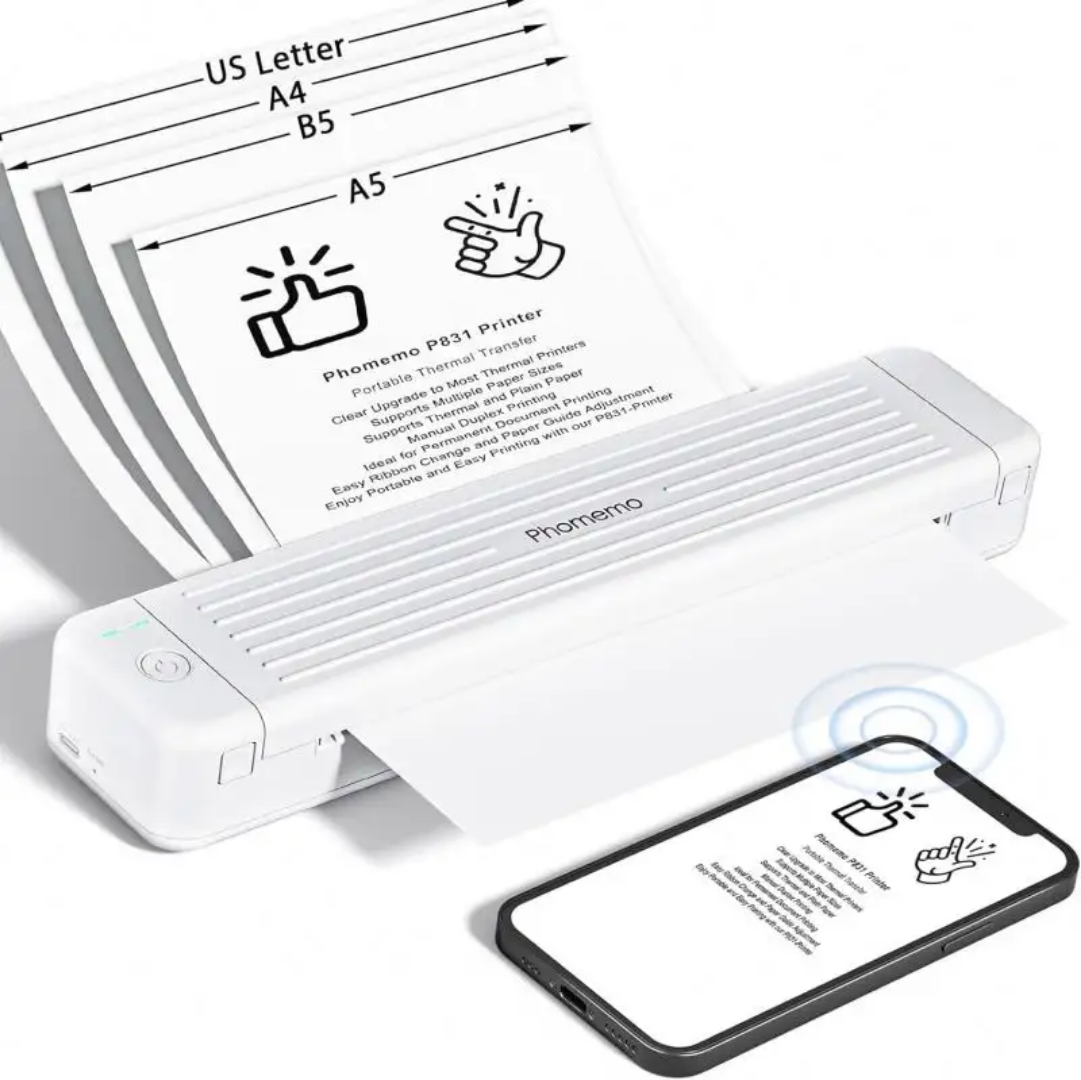Imprimante portable à papier ordinaire rame A4