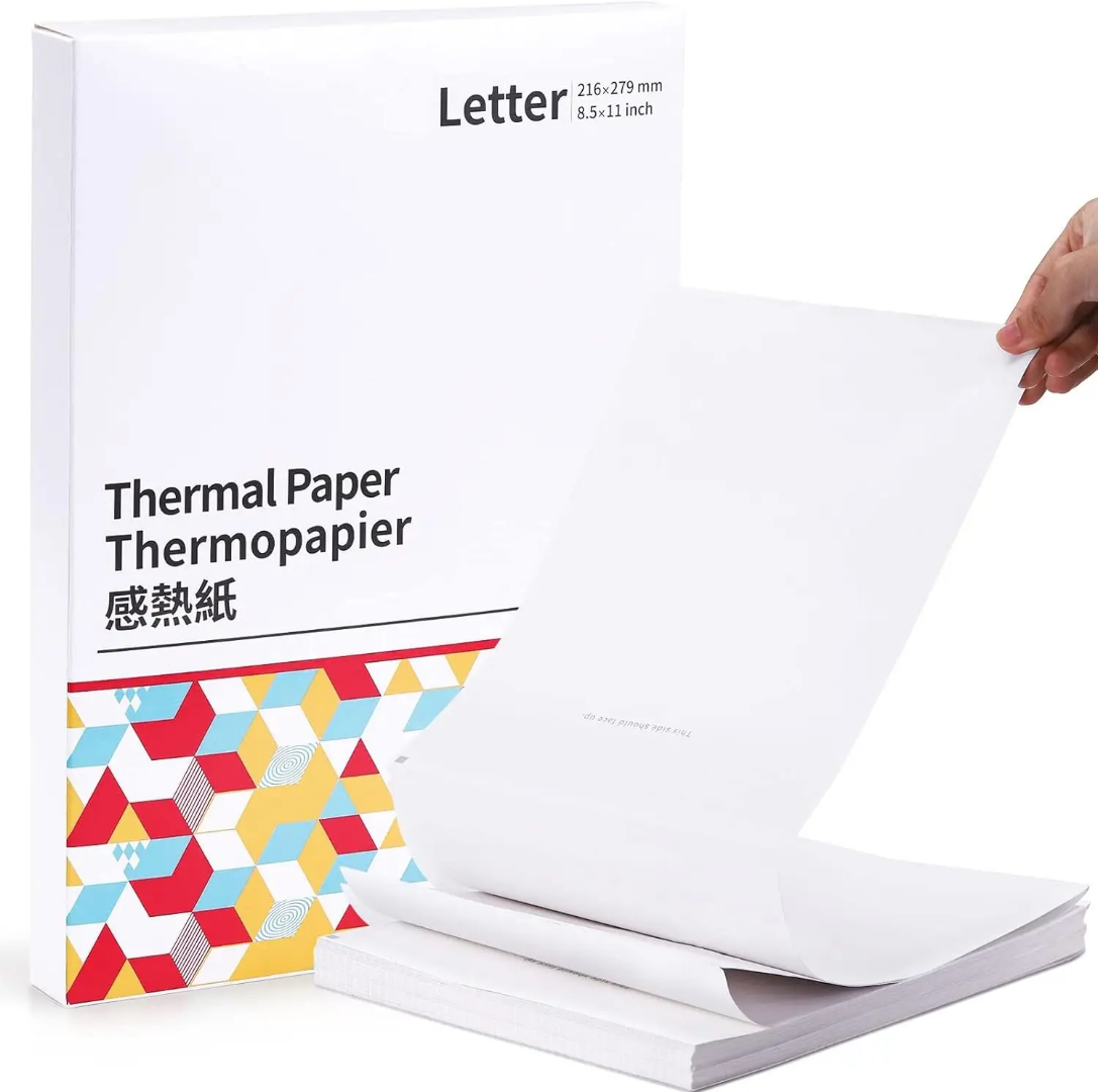 200 feuilles de papier thermique A4